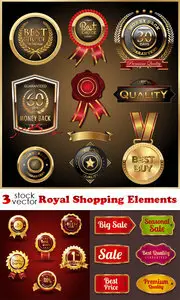 Vectors - Royal Shopping Elements