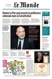 Le Monde du Vendredi 3 Février 2017