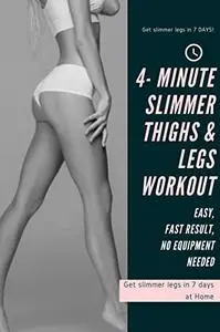 Slimmer LEGS IN 7 DAYS! 4 min No Jumping Quiet Home Workout Plan for Toned and Slim Thighs and Legs