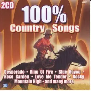 Various Artists - 100 % Country Songs [2 CD] 2007