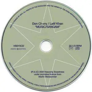 Don Cherry / Latif Khan - Music Sangam (1978) {Heavenly Sweetness}