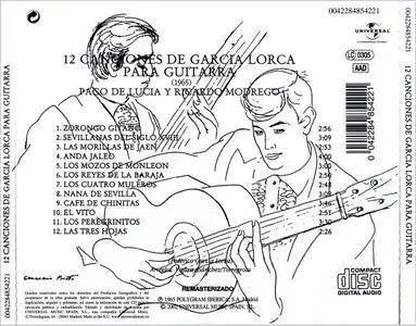 Paco de Lucia & Ricardo Modrego - 12 Canciones de Garcia Lorca Para Guitarra (1965) Remastered Reissue 2002