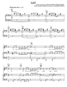 Say all i need - OneRepublic (Piano-Vocal-Guitar)