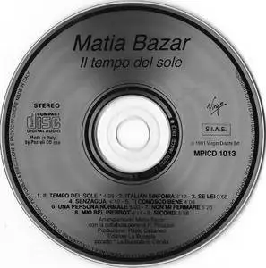 Matia Bazar - Il Tempo Del Sole (1980) {1991, Reissue}