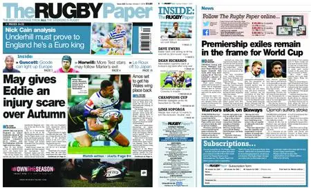 The Rugby Paper – October 07, 2018