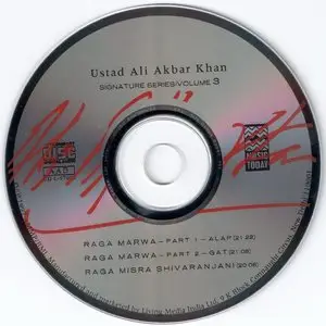 Ustad Ali Akbar Khan - Signature Series Vol. 1 - 4 (1966-1973) [4CD Set] {1997 AMMP Edition}