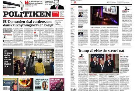 Politiken – 30. januar 2018
