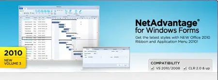 Infragistics NetAdvantage for Windows Forms 2010 Vol 3