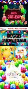 Vectors - Birthday Backgrounds 37