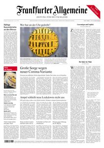 Frankfurter Allgemeine Zeitung  - 27 November 2021