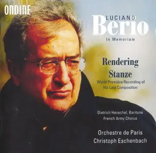 Luciano Berio (1925, Oneglia – May 27, 2003, Rome) - Rendering - Stanze (2005)