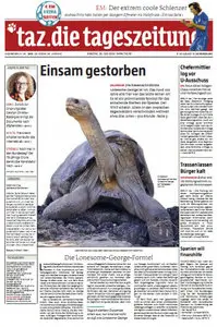 Tageszeitung TAZ vom 26 Juni 2012