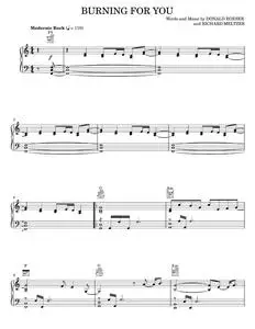 Burning For You - Blue Oyster Cult (Piano-Vocal-Guitar)