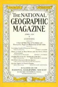 National Geographic April 1930