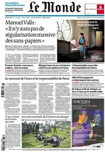 Le Monde du Jeudi 28 Juin 2012