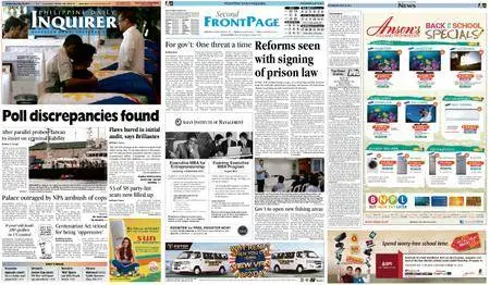 Philippine Daily Inquirer – May 29, 2013