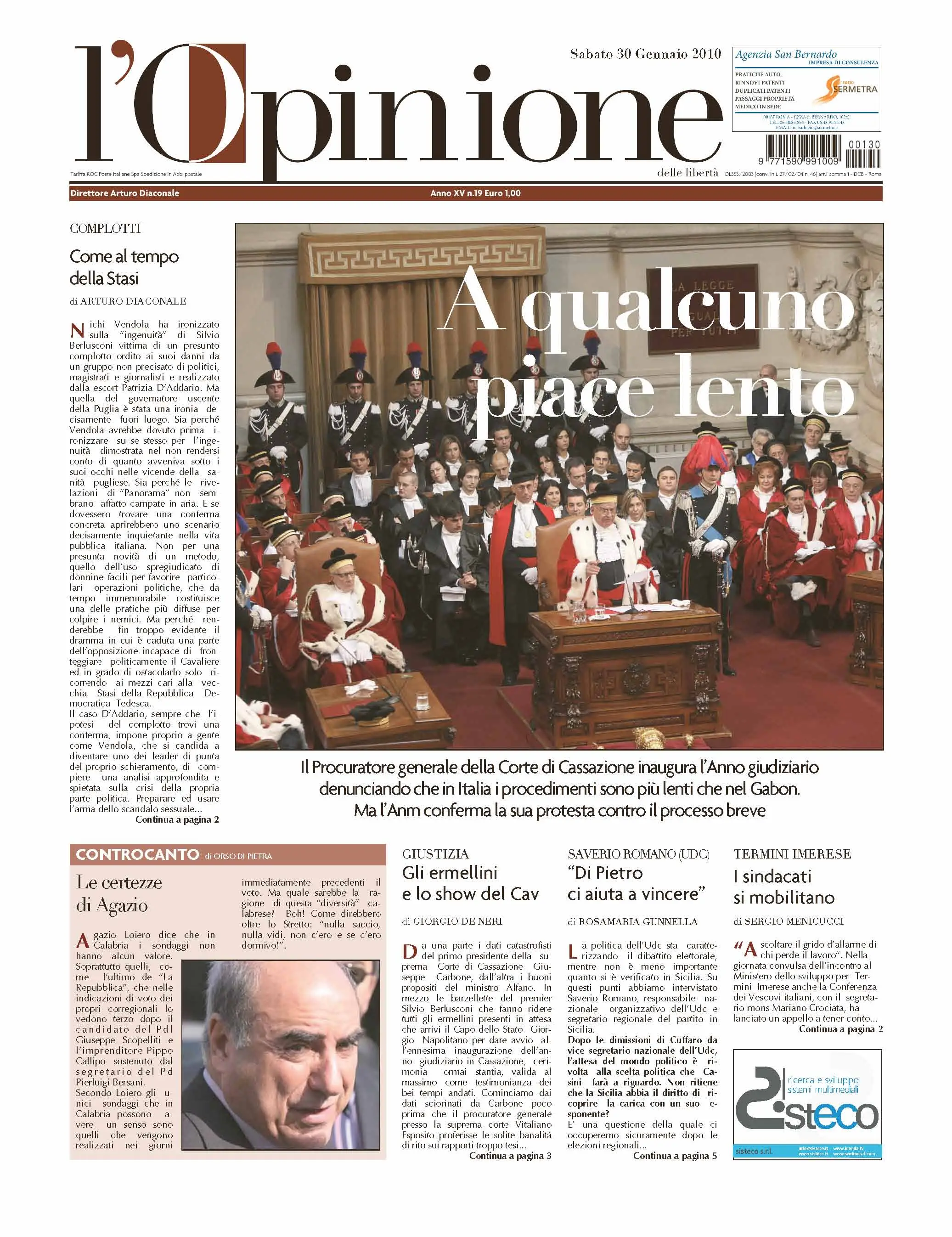 L'Opinione 30.01.2010