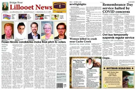 Bridge River Lillooet News – October 21, 2020