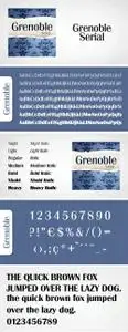 Grenoble Serial Font Family