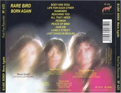 Rare Bird - Born Again (1974) [2002, Red Fox RF 625, France]