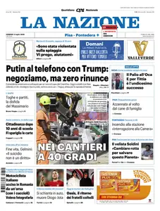 La Nazione Pisa Pontedera - 4 Luglio 2025