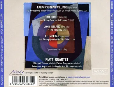 Piatti Quartet - Boyle, Moeran, Ireland, Vaughan Williams (2023)