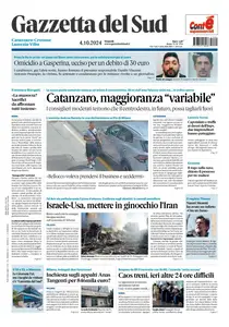 Gazzetta del Sud Catanzaro - 4 Ottobre 2024