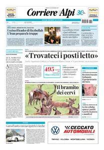 Corriere delle Alpi - 29 Settembre 2024