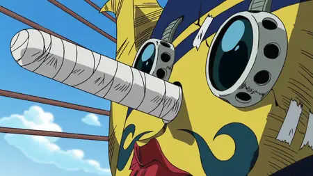 One Piece S09E279 Vol au dessus des chutes d'eau ! Les sentiments de Luffy ! x265 Amen