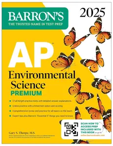 AP Environmental Science Premium, 2025: Prep Book with 5 Practice Tests + Comprehensive Review