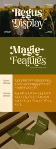 Regus Display - Perfectly Retro Stylish Typeface VZU24DN