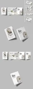 A5 Trifold Brochure Mockup HBX5XEN