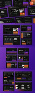 Black Gradient Project Proposal PPT 6FJU626