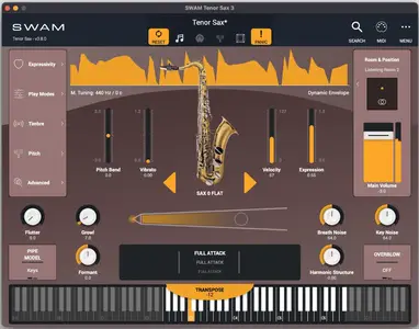 Audio Modeling SWAM Saxophones 3 v3.8.2