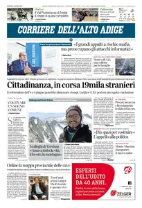 Corriere dell'Alto Adige - 1 Giugno 2025