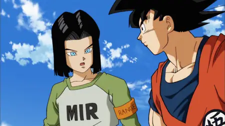 Dragon Ball Super (2015 S05E10 First Time Exchanging Blows! Android 17 vs Goku!! ZR