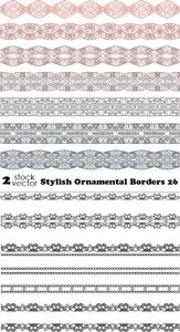 Vectors - Stylish Ornamental Borders 26