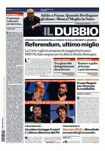 Il Dubbio - 14 Gennaio 2020