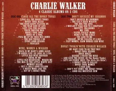 Charlie Walker - Four Original Epic Albums (2019) {2CD Set, Morello Records MRLL89D rec 1965-1971}