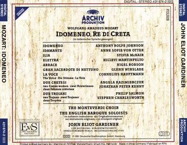 John Eliot Gardiner, The English Baroque Soloists - Wolfgang Amadeus Mozart: Idomeneo (1991)