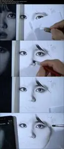 How To Draw Portrait Step by Step - REAL TIME