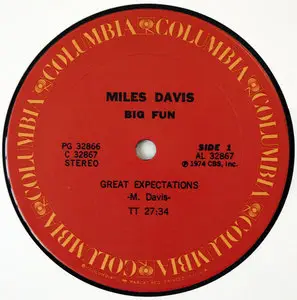 Miles Davis - Big Fun (US 1st pressing 2LP) Vinyl rip in 24 Bit/ 96 Khz + CD 