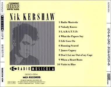 Nik Kershaw - Radio Musicola (1986) [1987, Japan]