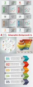 Vectors - Infographics Backgrounds 73