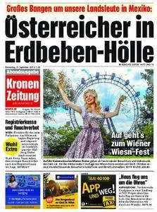 Kronen Zeitung Abendausgabe - 21. September 2017