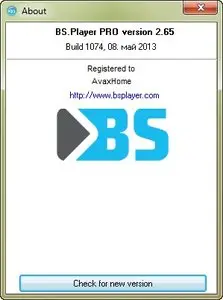 BS.Player Pro 2.65 Build 1074 Final