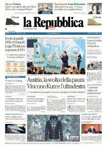 la Repubblica - 16 Ottobre 2017