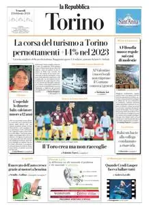 la Repubblica Torino - 23 Febbraio 2024