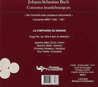 Hugo Reyne, La Simphonie du Marais - Bach: Concertos brandebourgeois / Brandenburgischen Konzerte (2016)