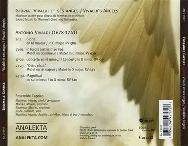 Matthias Maute, Ensemble Caprice - Antonio Vivaldi: Gloria! Vivaldi et ses anges (2008)